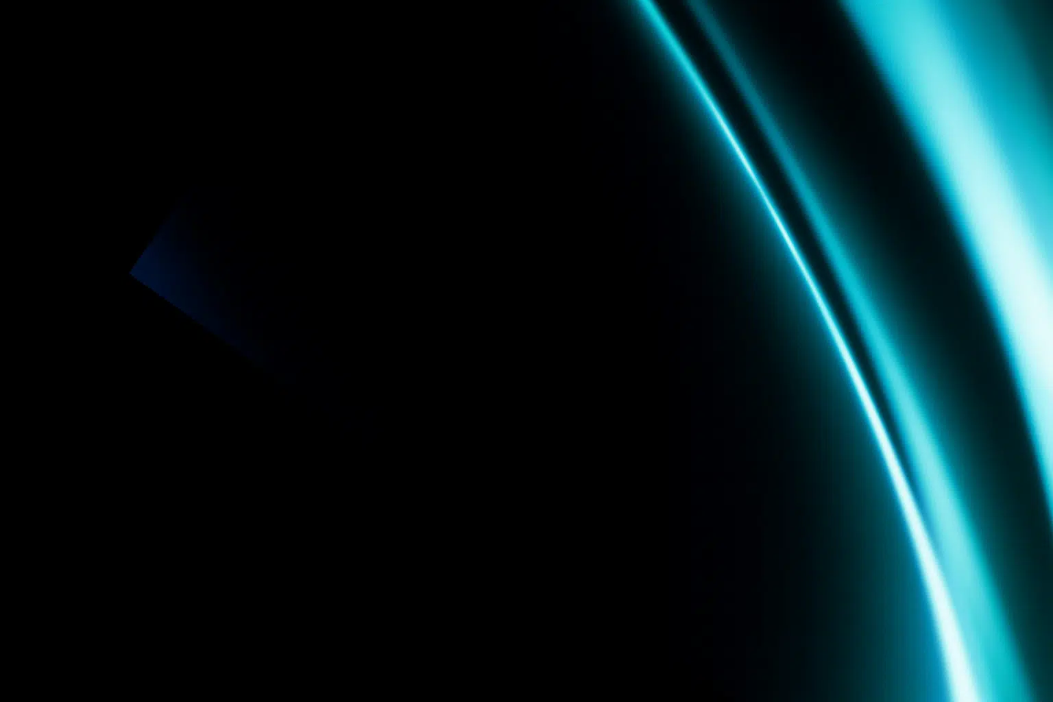 Éclats lumineux en dégradé turquoise